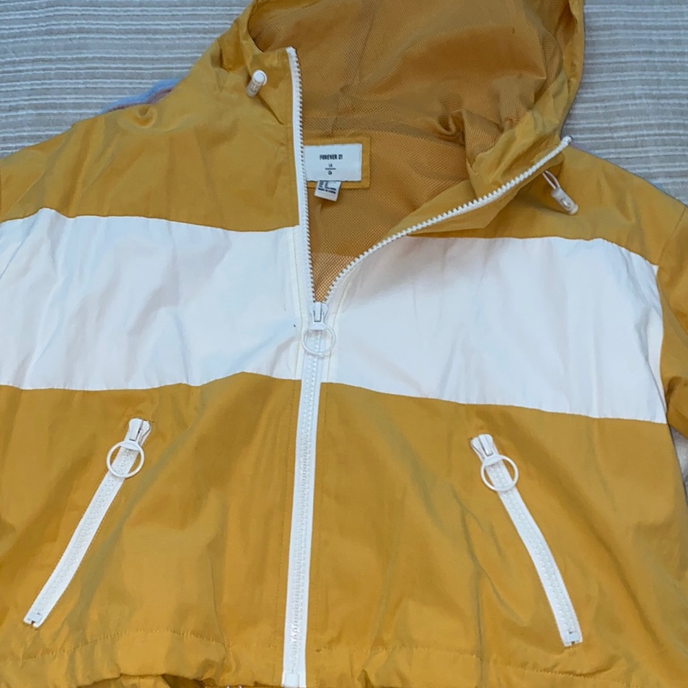 forever 21 lightweight striped jacket